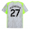 Manchester City Matheus Nunes #27 Tredjedrakt 2025-26 Kortermet